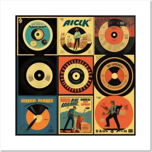 Vintage Vinyl Music Collection Merch Vol. 3 Posters and Art